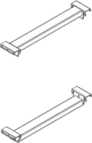 META Tiefenauflage für Palettenregal, Tiefe 1100 mm