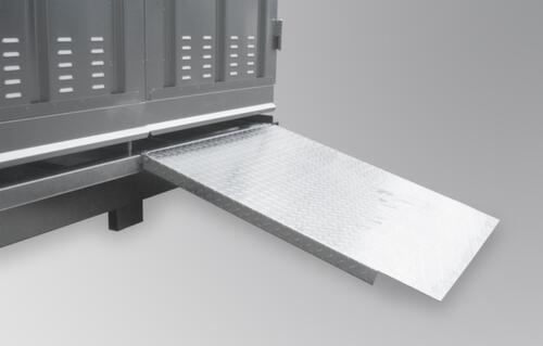 Lacont Gefahrstoff-Container fertig montiert