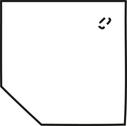 Gera Eckiges Verkettungselement Milano 90°