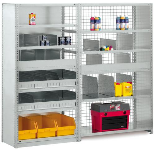 hofe erweiterbares Schraubregal mit bis zu 350 kg Fachlast