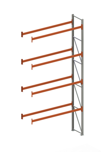 META Palettenregal MULTIPAL für 10 Paletten, 2800 mm breit, 5 Lagerebenen
