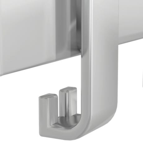 Kerkmann Wandgarderobe Arosa, mit 6 Hut- und 12 Mantelhaken, alusilber