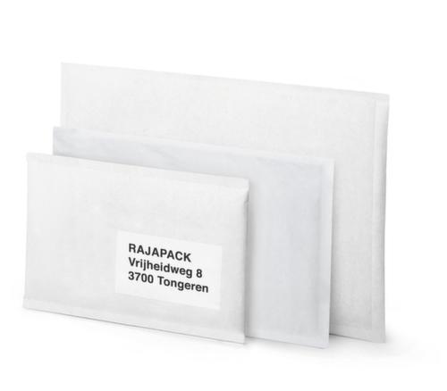 Weiße Luftpolster-Versandtasche