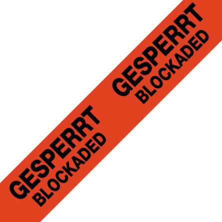 PVC-Warnklebeband