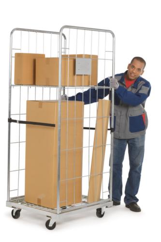 Verzinkter Rollbehälter mit Gitterwänden