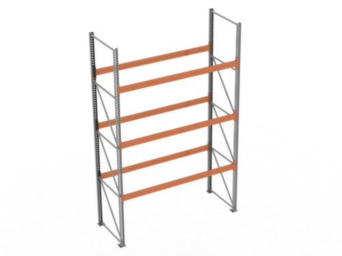 META Palettenregal MULTIPAL für 12 Paletten, 2870 mm breit, 4 Lagerebenen