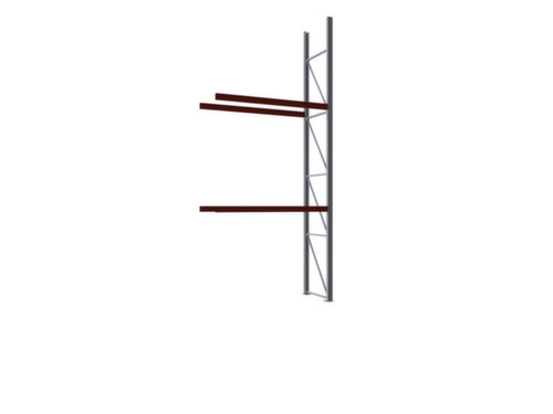 META Palettenregal MULTIPAL für 6 Paletten, 1910 mm breit, 3 Lagerebenen