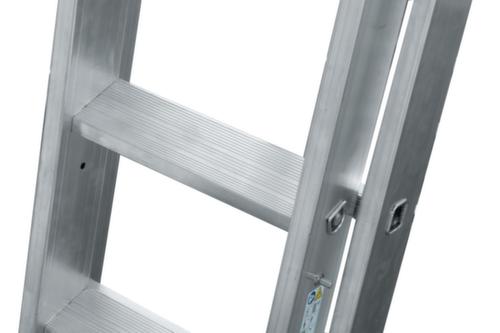Krause Mehrzweckleiter STABILO® Professional +S mit Sprossen und Stufen, 2 x 9 rutschsicher profilierte Sprossen und Stufen