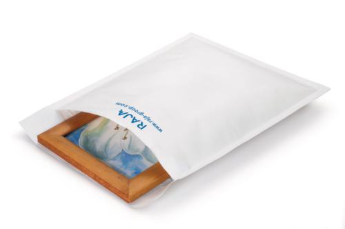 Weiße Luftpolster-Versandtasche