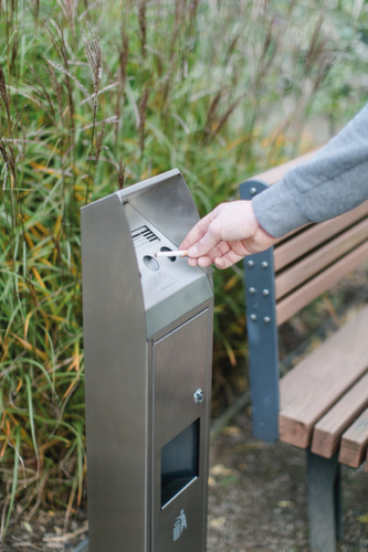 Edelstahl-Kombiascher BLOCK
