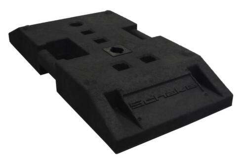 Schake Fußplatte NOX für Schrankenzaun