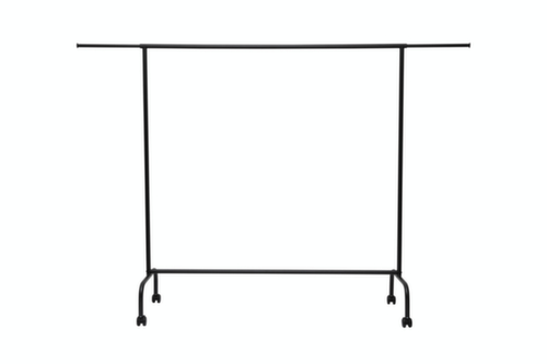 Mobile Reihengarderobe MAULlimbo mit 2 ausziehbaren Armen, schwarz