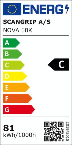 Scangrip Dimmbare LED-Industrielampe NOVA