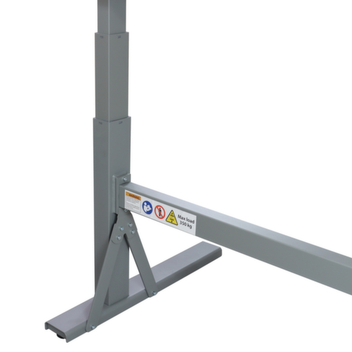 Elektrisch höhenverstellbare Werkbank