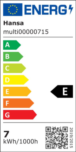 Hansa Flexible LED-Tischleuchte Multiflex mit Standfuß oder Klemme, Licht tageslicht- bis warmweiß, weiß/silber