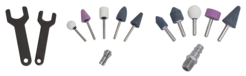 KRAFTWERK® 15-t. Druckluft-Stabschleifer-Koffer