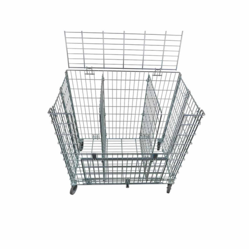 Faltbarer Ballwagen mit seitlicher Ladeklappe, Traglast 150 kg