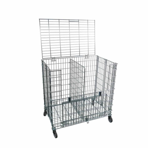 Faltbarer Ballwagen mit seitlicher Ladeklappe, Traglast 150 kg