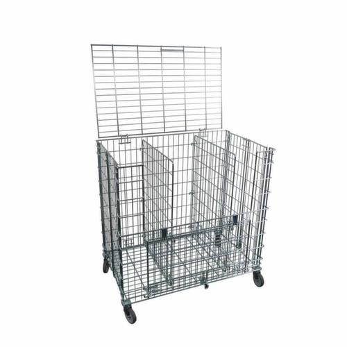 Faltbarer Ballwagen mit seitlicher Ladeklappe, Traglast 150 kg