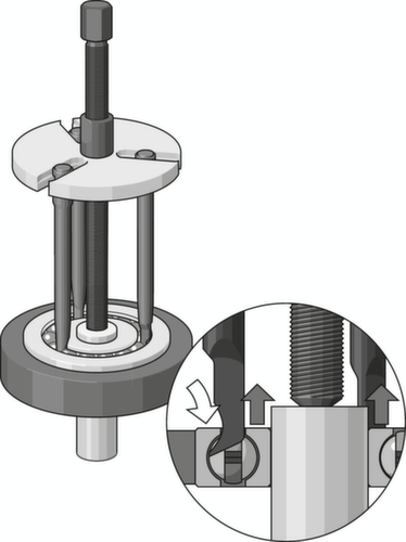 GEDORE 1.92/1 Kugellagerabzieher PLUS
