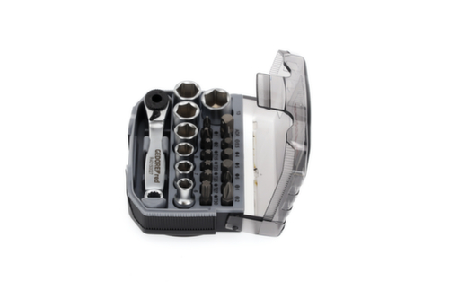 GEDORE R49005023 Steckschlüssel-Satz 1/4" 6-13mm +Bits 23-teilig