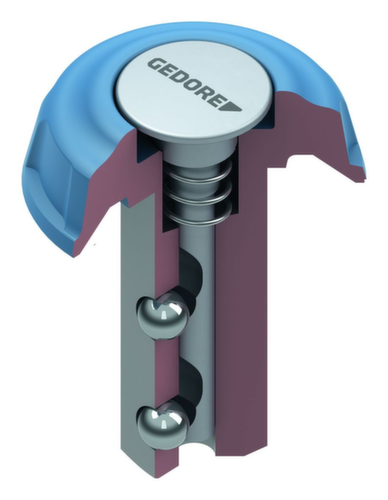 GEDORE DMKPK 7 Pilzkopf 1/2" für DREMASTER DMK