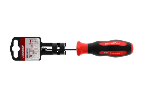 GEDORE R38950001 Vierkantsteckgriff 1/4" 62mm 2K-Griff