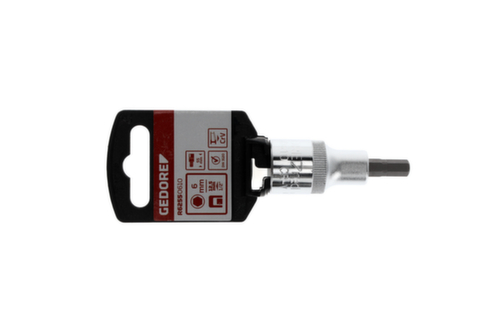 GEDORE R62550610 Schraubendraubereinsatz 1/2" 6 mm Länge 55 mm