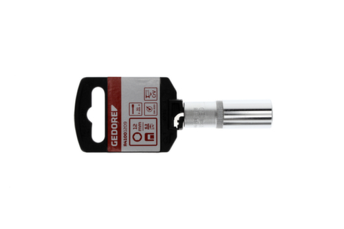 GEDORE R41001209 Steckschlüsseleinsatz 1/4" 6-kant 12 mm Länge 50 mm