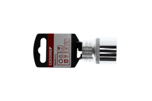 GEDORE RED R61002507 Steckschlüsseleinsatz 1/2" 6-kant 25 mm Länge 42 mm