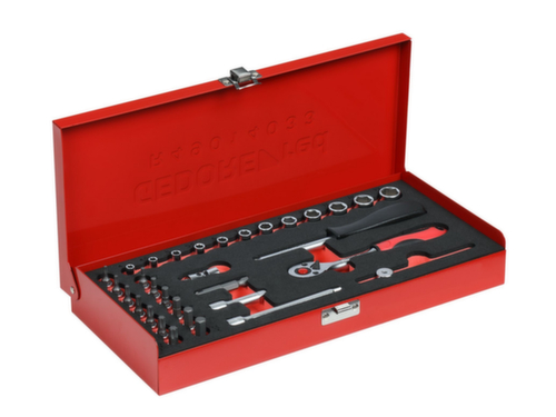 GEDORE RED R49014033 Steckschlüssel-Satz 1/4" 4-13mm 32-teilig
