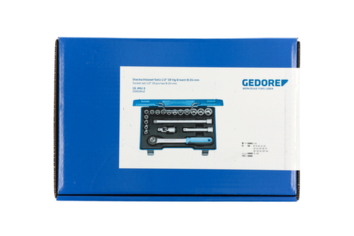 GEDORE 19 JMU-3 Steckschlüssel-Satz 1/2"