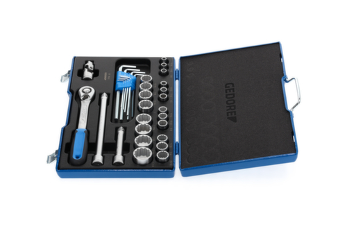 GEDORE D 19 WAU-20 Steckschlüssel-Satz 1/2" 31-teilig UD 5/16-1.1/4"