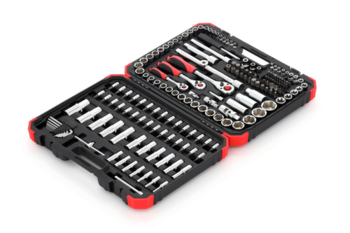 GEDORE R45603172 Steckschlüssel-Satz 1/4"+3/8"+1/2" 172-teilig