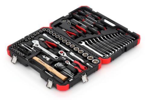 GEDORE R46003100 Steckschlüssel-Satz 1/4"+1/2" 10-32mm 100-teilig