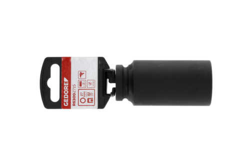 GEDORE RED R63002715 Kraftschraubereinsatz 1/2" 6-kant 27 mm Länge 78 mm