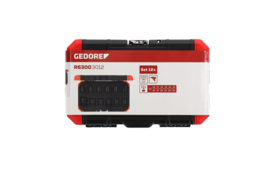 GEDORE R63003012 Kraftschrauber-Steckschlüssel-Satz 1/2 12-teilig