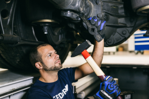 GEDORE 600 H-500 Schlosserhammer ROTBAND-PLUS mit Hickorystiel