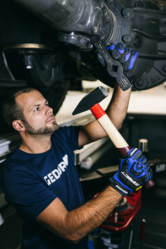 GEDORE 600 H-500 Schlosserhammer ROTBAND-PLUS mit Hickorystiel