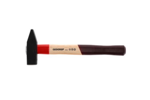 GEDORE 600 H-1000 Schlosserhammer ROTBAND-PLUS mit Hickorystiel