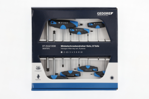 GEDORE DT 2142-008 Winkelschraubendreher-Satz 8-teilig