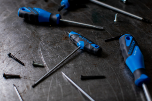 GEDORE DT 2142 7 Winkelschraubendreher mit 2K-T-Griff 7 mm