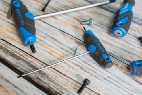 GEDORE DT 2142 7 Winkelschraubendreher mit 2K-T-Griff 7 mm