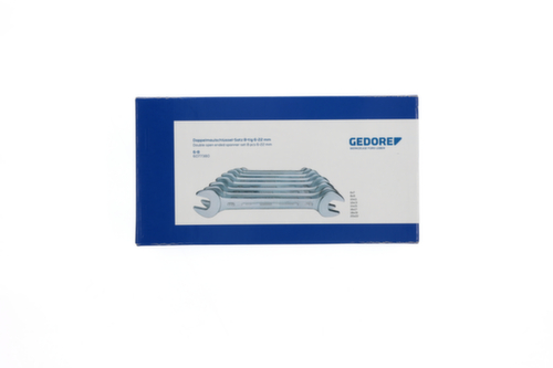 GEDORE 6-8 Doppelmaulschlüssel-Satz 8-teilig 6-22 mm