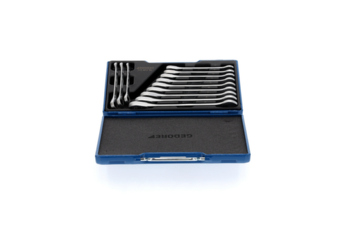 GEDORE 7 R-012 Satz Maulschlüssel mit Ringratsche 12-teilig 8-19 mm