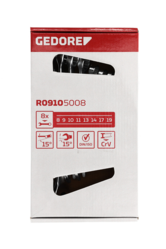 GEDORE R09105008 RingmaulschSatz 9-19 mm 8-teilig