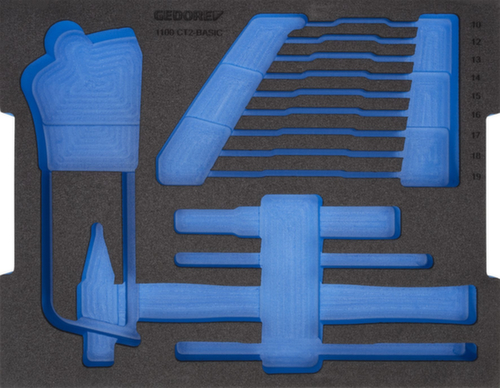 GEDORE EI-1100 CT2-BASIC Schaumstoffmodul 2/2 L-BOXX 136 leer