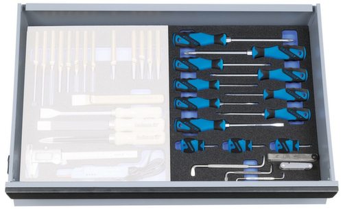 GEDORE 2005 CT2-2160 Schraubendreher-Satz in Check-Tool-Modul