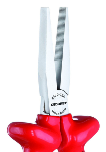 GEDORE VDE 8120-160 VDE-Flachzange mit Tauchisolierung 160 mm