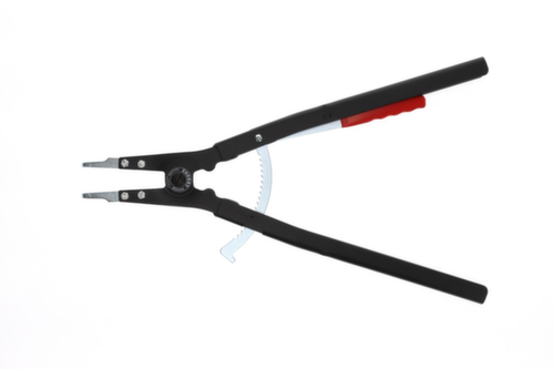 GEDORE 8000 A 41 EL Montagezange für Außensicherungsringe gewinkelt 85-140mm